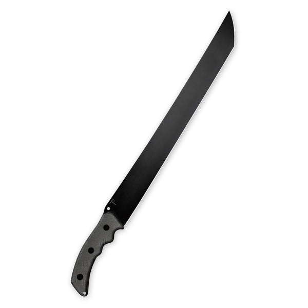 Machete, "The Way," Black Micarta, DLC Black Stonewash Finish