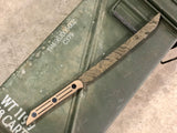 Kwaichete, 154CM Steel, Cerakote in RELV Camo's Moab Pattern, Coyote Brown SureTouch Handle, Kydex Sheath