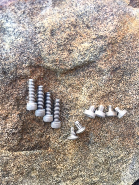 Replacement Screw Package, Stonewash