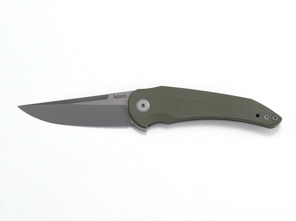 Enoch, OD Green G10, CPM-20CV Blade Steel, Grey Stonewash Finish