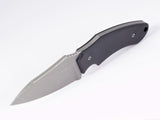 Shepherd Fixed Blade, Black G10 Handle, CPM-20CV Blade Steel, Stonewash Finish